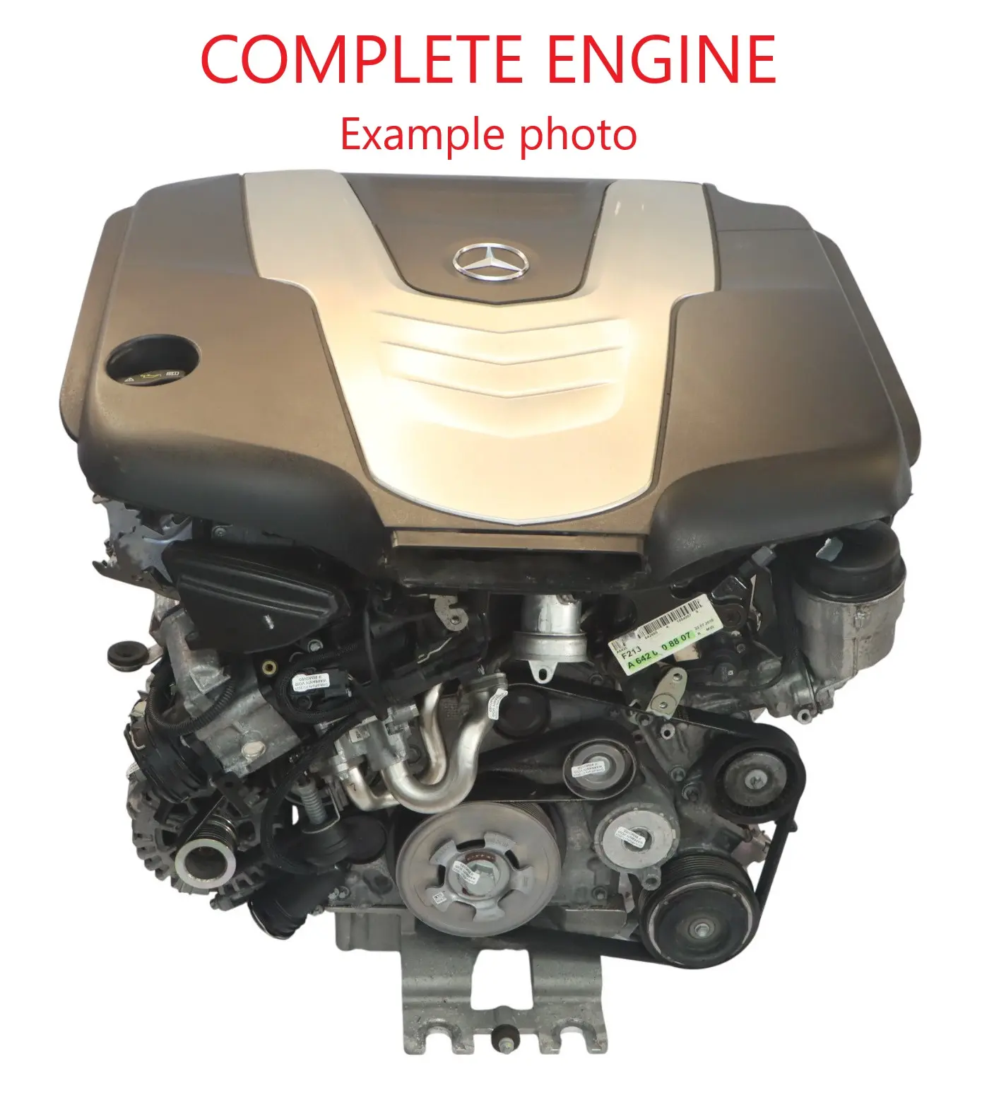 Mercedes W213 E 350 d Bare Engine 642855 642.855 258HP with 79k miles, WARRANTY