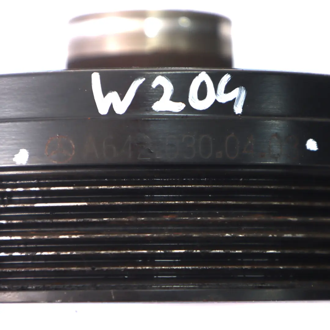 Amortiguador vibraciones Mercedes W204 W212 OM642 Polea cigüeñal A6420300403