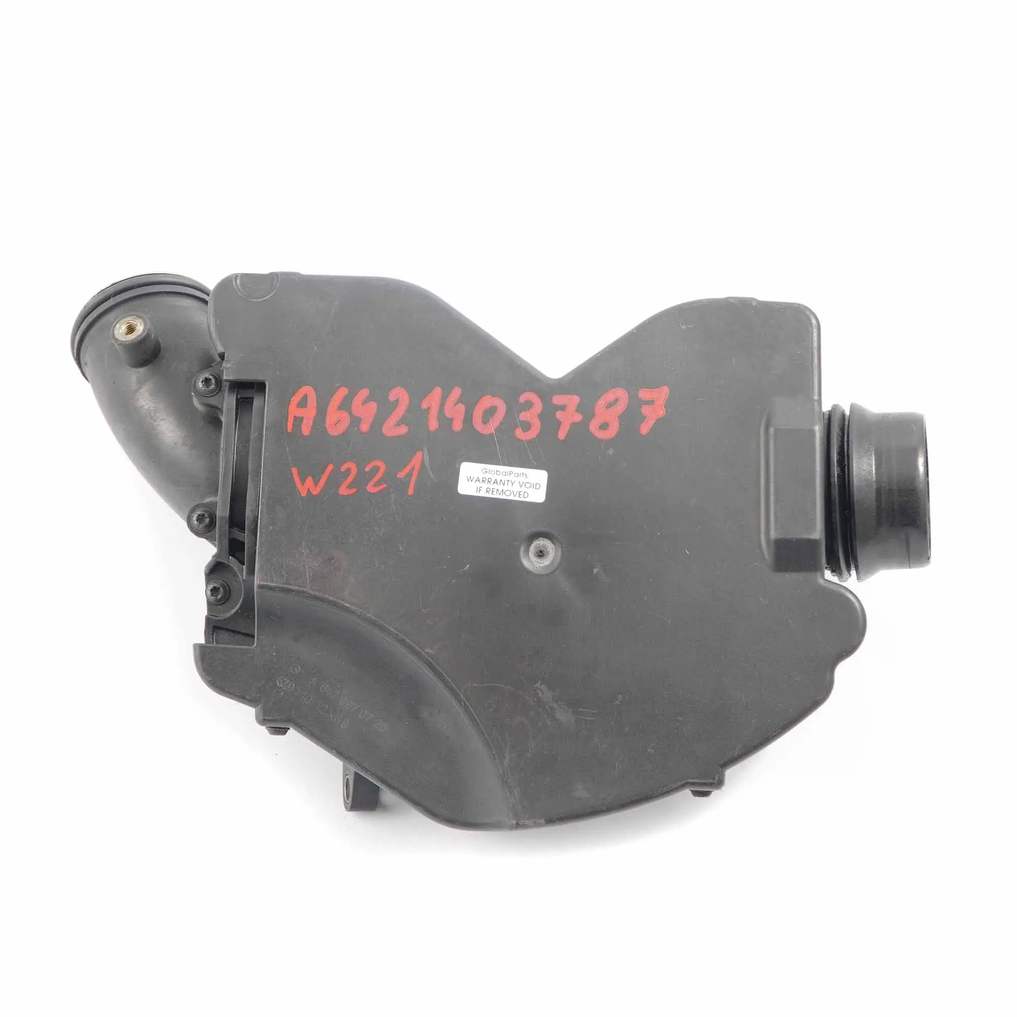 Mercedes W221 OM642 Carcasa del Silenciador de Aire Diesel A6421403787