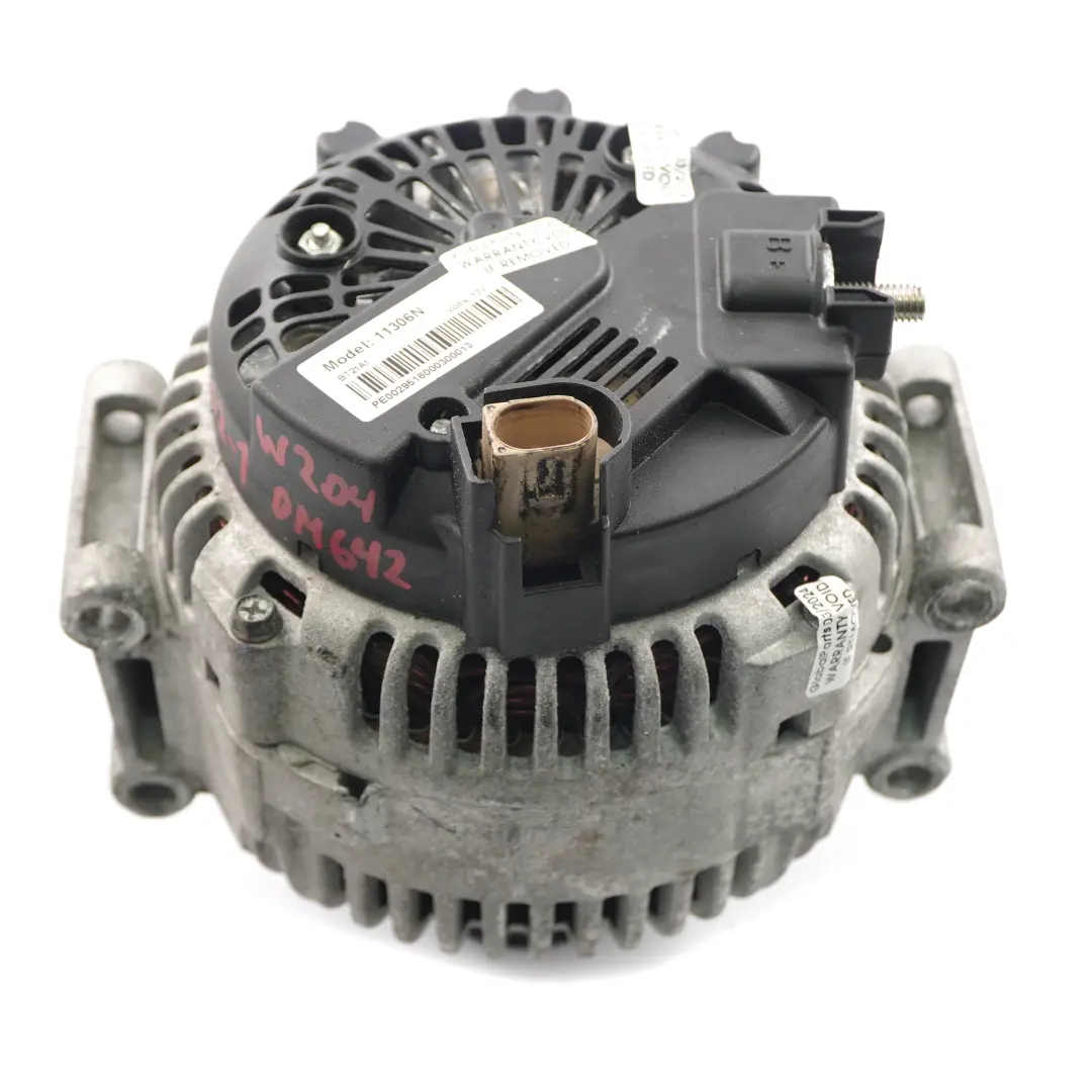 Mercedes W164 W204 W211 OM642 Diesel Alternator A6421540402