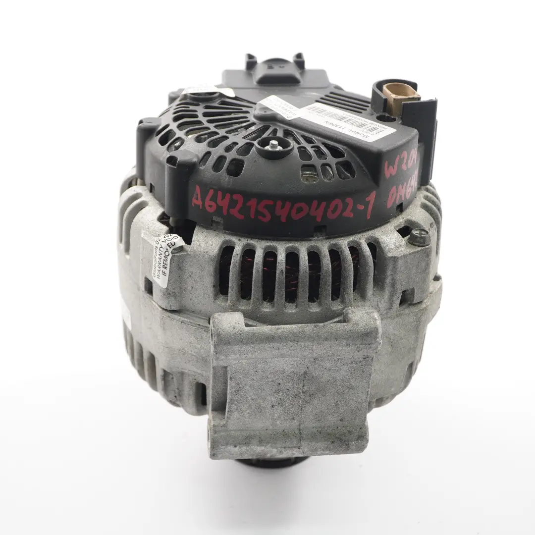 Mercedes W164 W204 W211 OM642 Diesel Alternator A6421540402