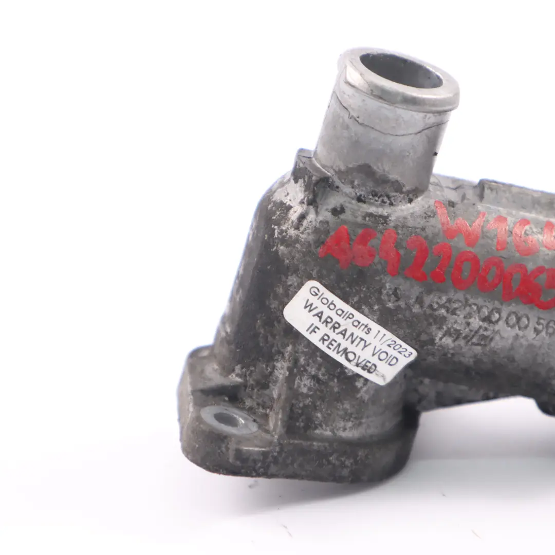 Mercedes W164 OM642 Motor Refrigerante Brida Conector Manguera A6422000056