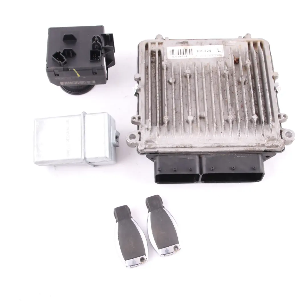 Mercedes W204 C350 CDI OM642.830 Engine Module ECU Kit A6429002900 Keys Lock 