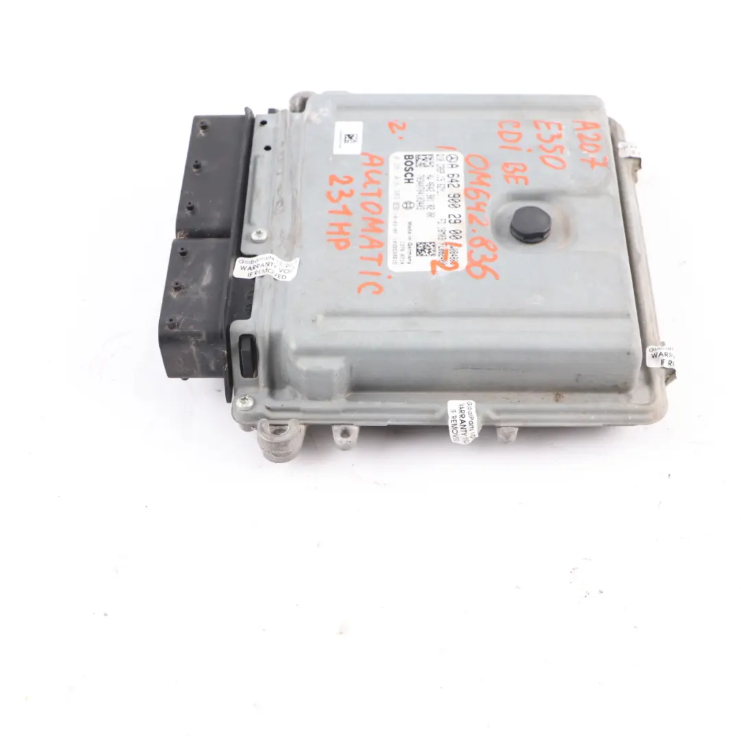 Mercedes W207 E350 CDI BlueEfficiency OM642.836 Engine Module ECU A6429002900