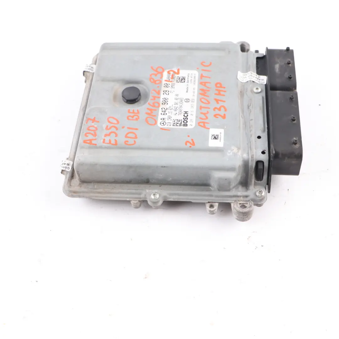 Mercedes W207 E350 CDI BlueEfficiency OM642.836 Engine Module ECU A6429002900