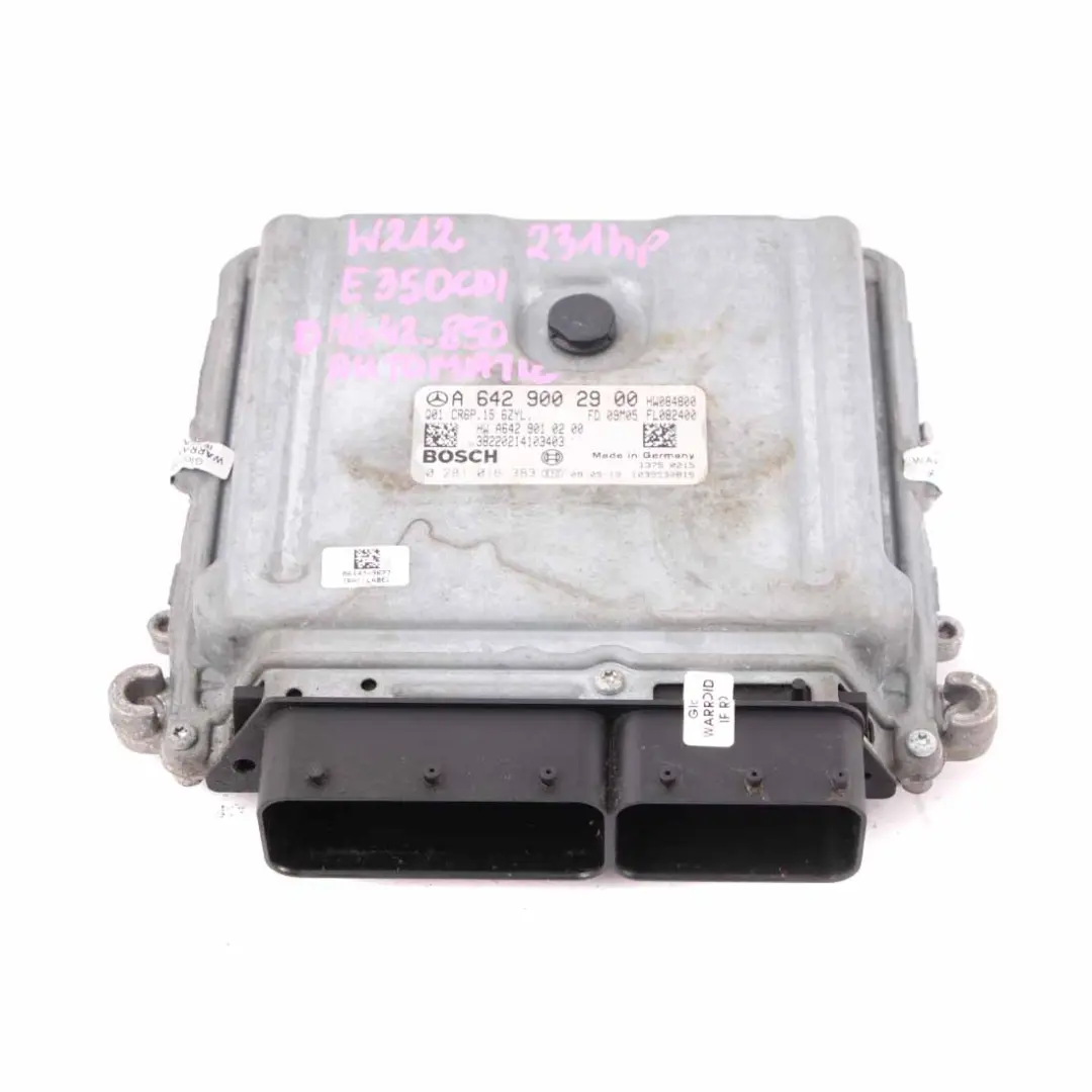 Mercedes W204 C350 CDI OM642.830 Sterownik Silnika ECU A6429002900