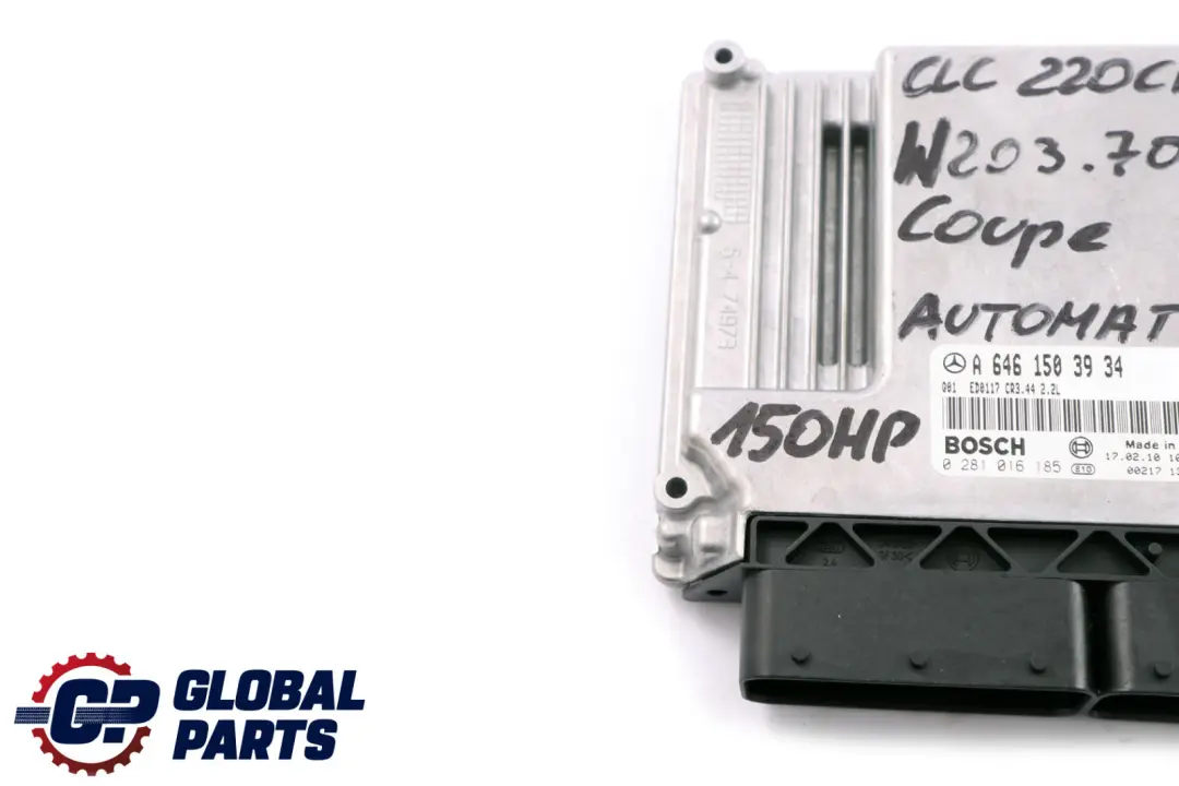 Mercedes CLC CL203 220 CDI Engine Control Unit Module A6461503934 Automatic