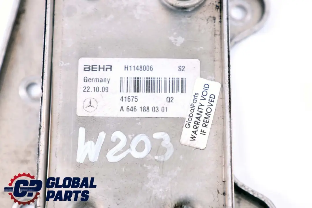 Mercedes W203 OM646 Intercambiador de Aceite Diesel A6461880301