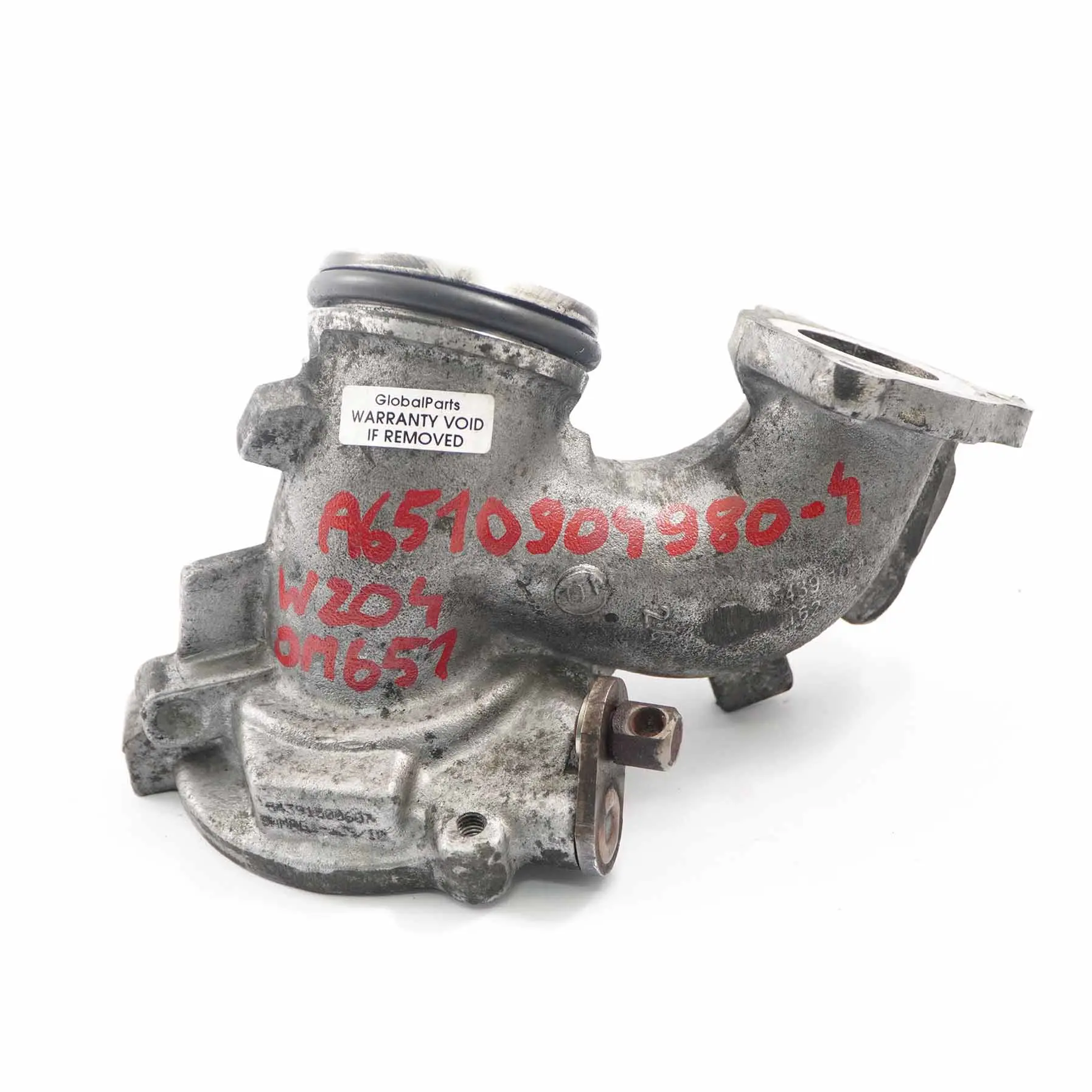 Turbo Chargeur Mercedes W204 W212 W221 OM651 Boîtier De Tuyau Pièce A6510904980