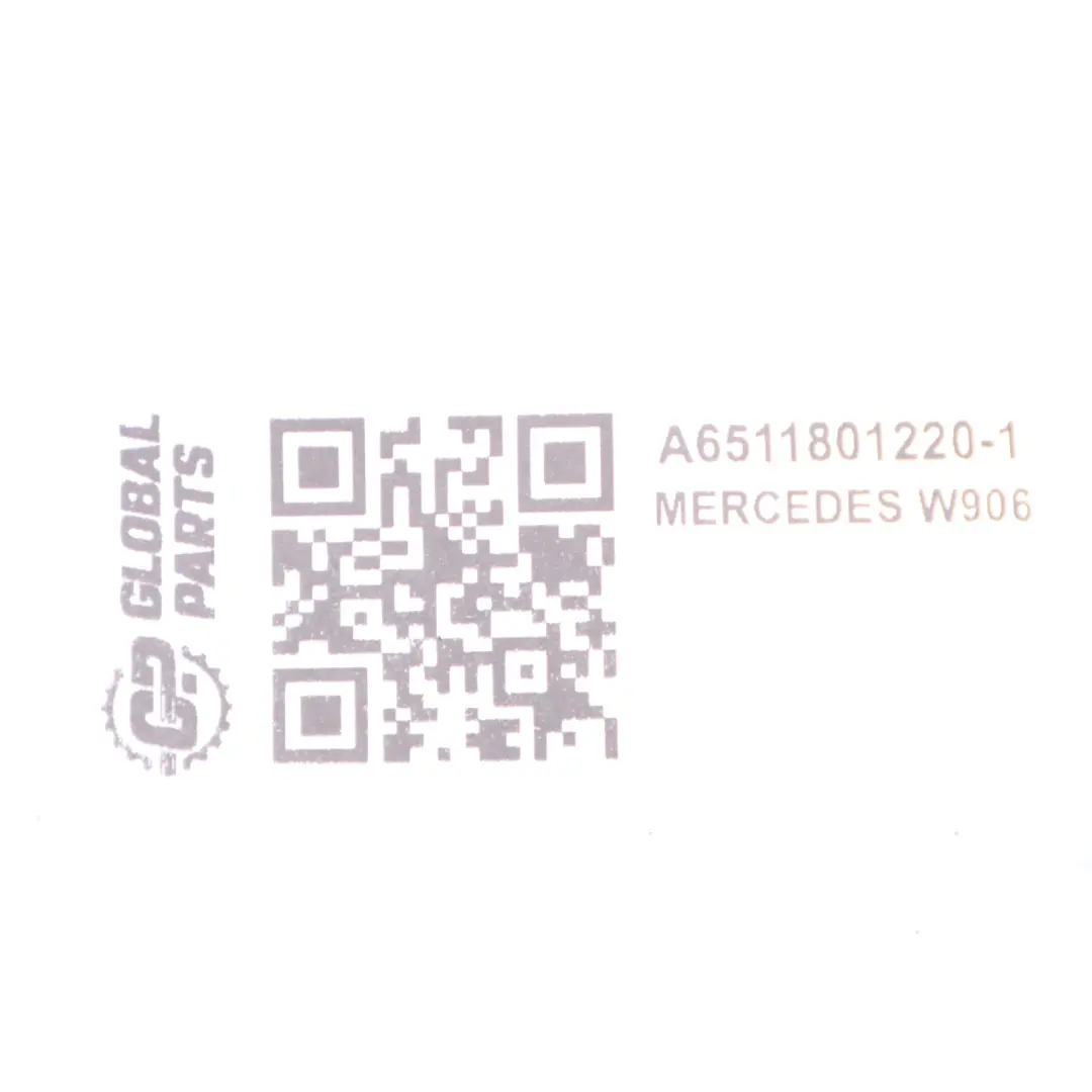 Mercedes W906 OM651 Tubo aceite turbocompresor Manguera A6511801220