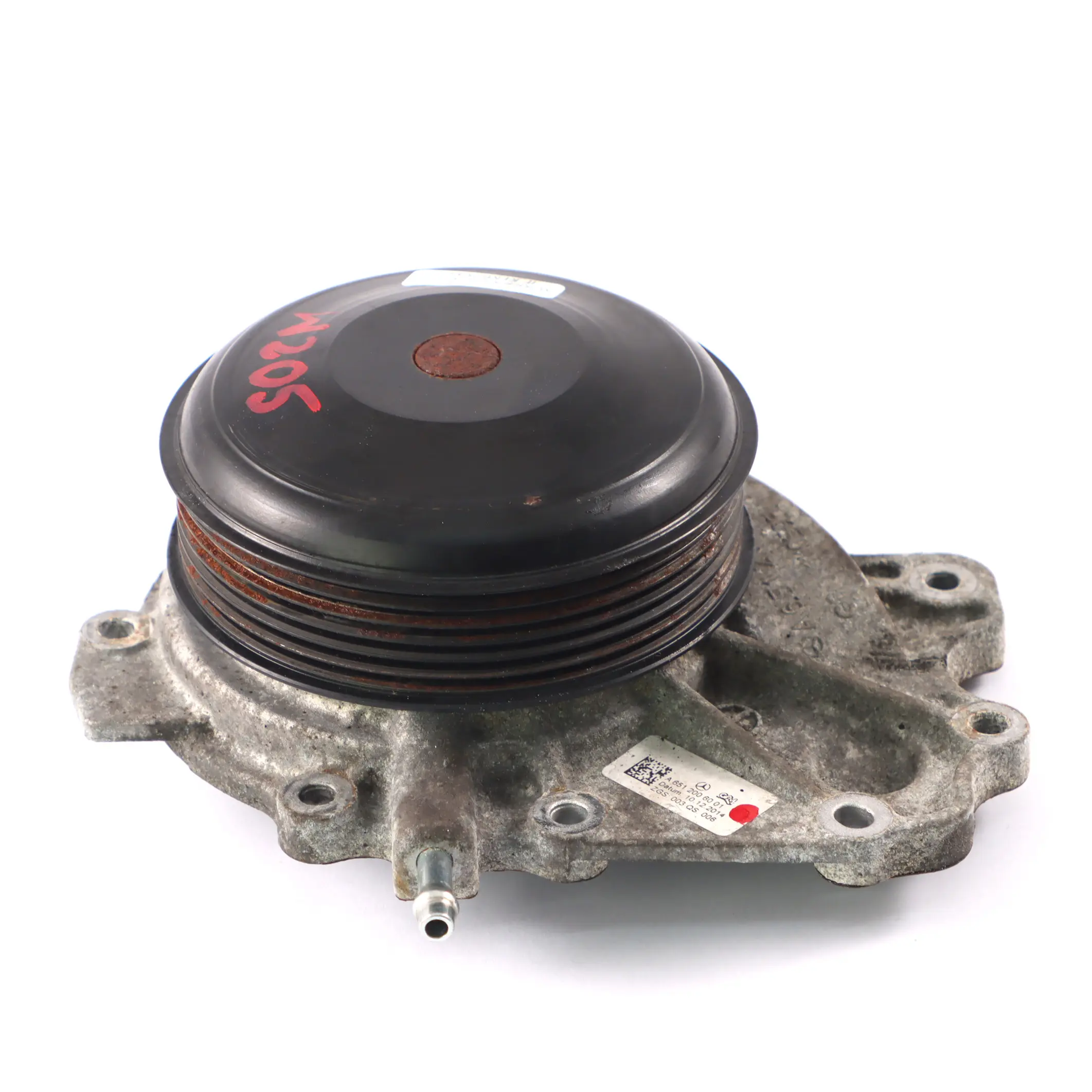 Bomba de agua Mercedes W205 Diesel OM651 Bomba de refrigerante motor A6512006001