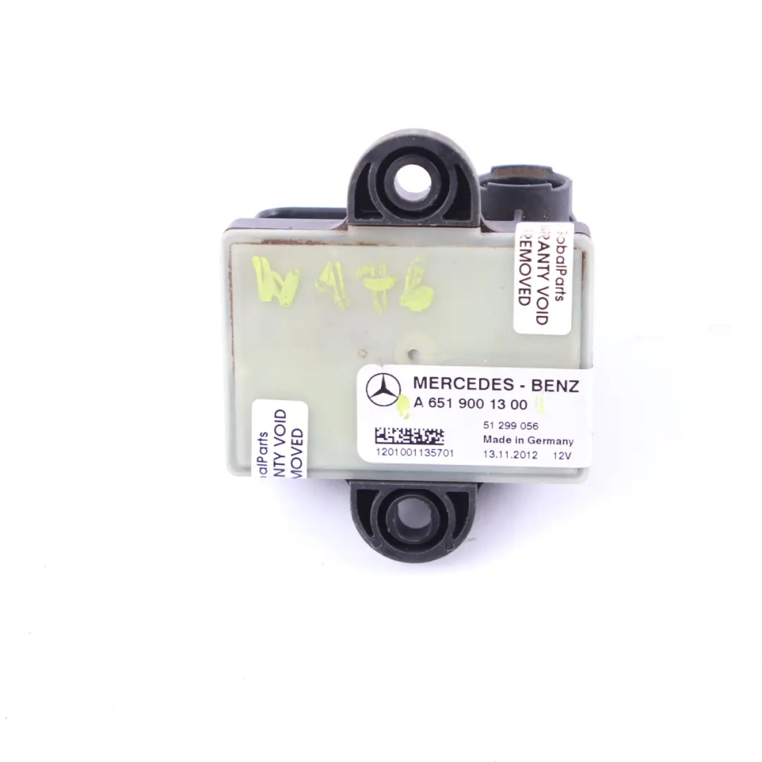 Mercedes W906 Módulo relé bujías incandescencia Motor diesel OM651 A6519001300