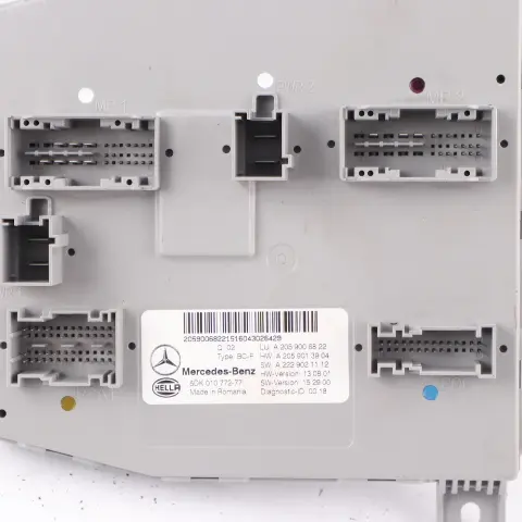 Mercedes W205 C 220d 651.921 170HP ECU Kit A6519005203 SAM Key Lock Automatic