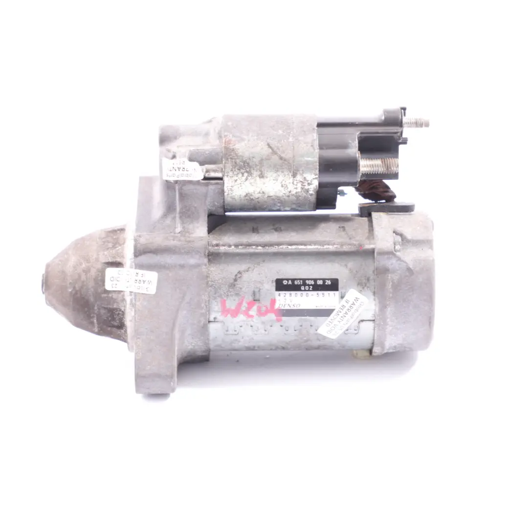 Motor arranque Mercedes W204 W212 W639 OM651 Motor diesel DENSO A6519060026