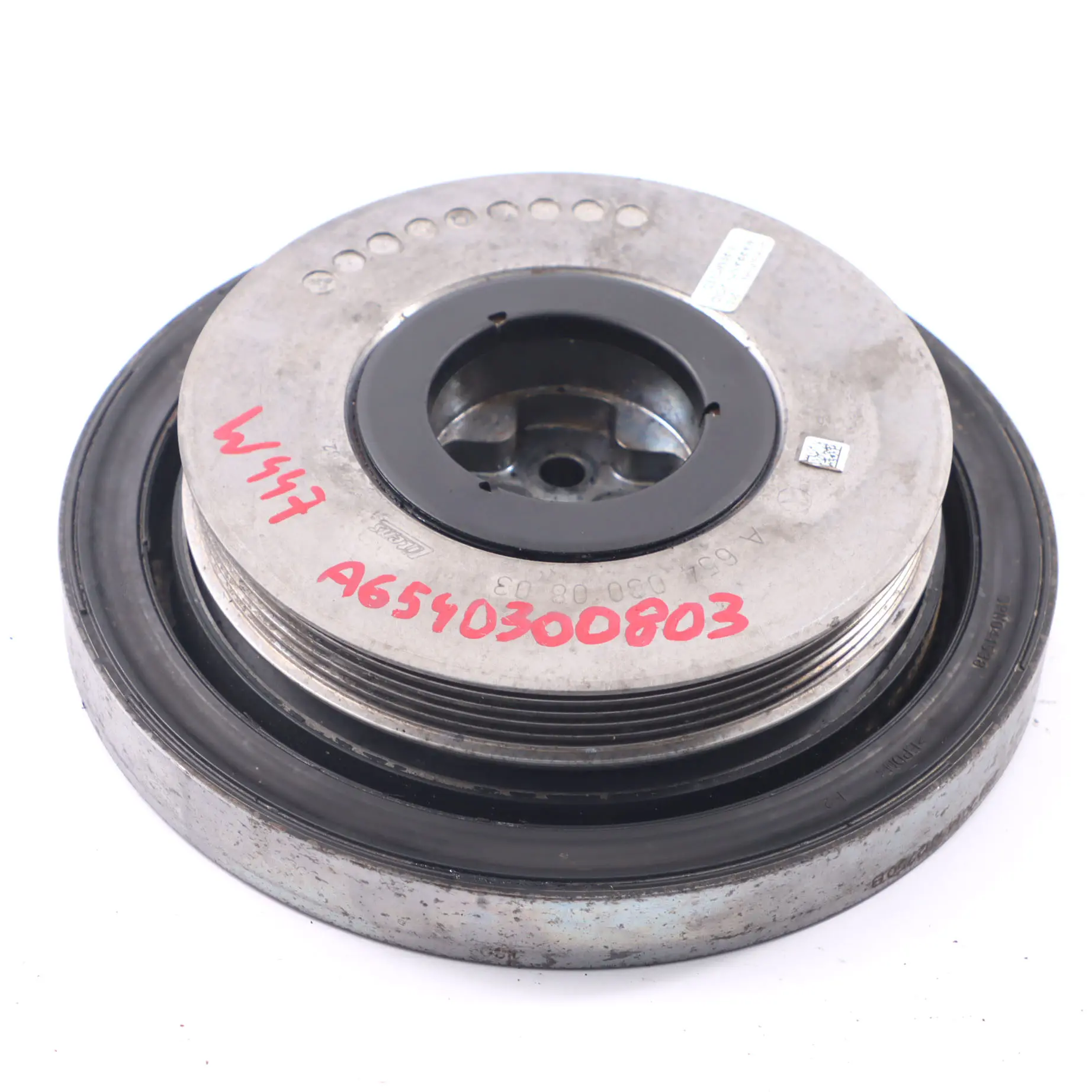 Vibration Damper Mercedes W213 W447 OM654 Engine Crankshaft Pulley A6540300803