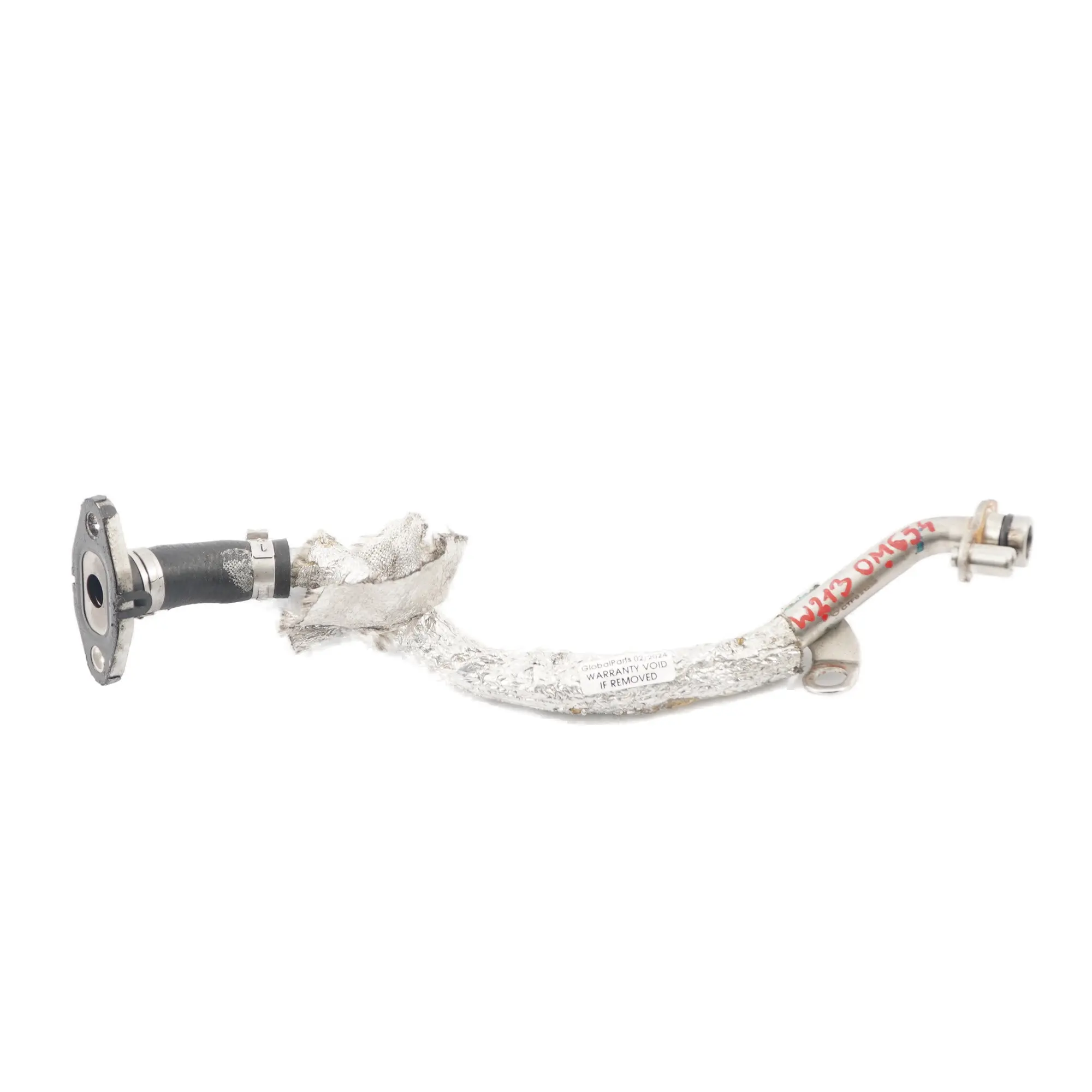 Mercedes W213 OM654 Turbocharger Turbo Oil Return Pipe Line Hose A6541808000