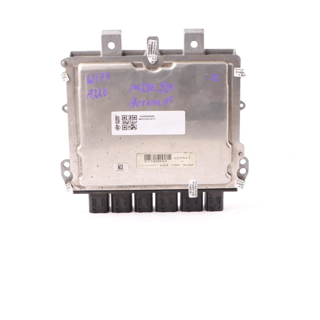 Mercedes W177 W247 220 260920 260.920 190HP Engine ECU A6549009600 Automatic