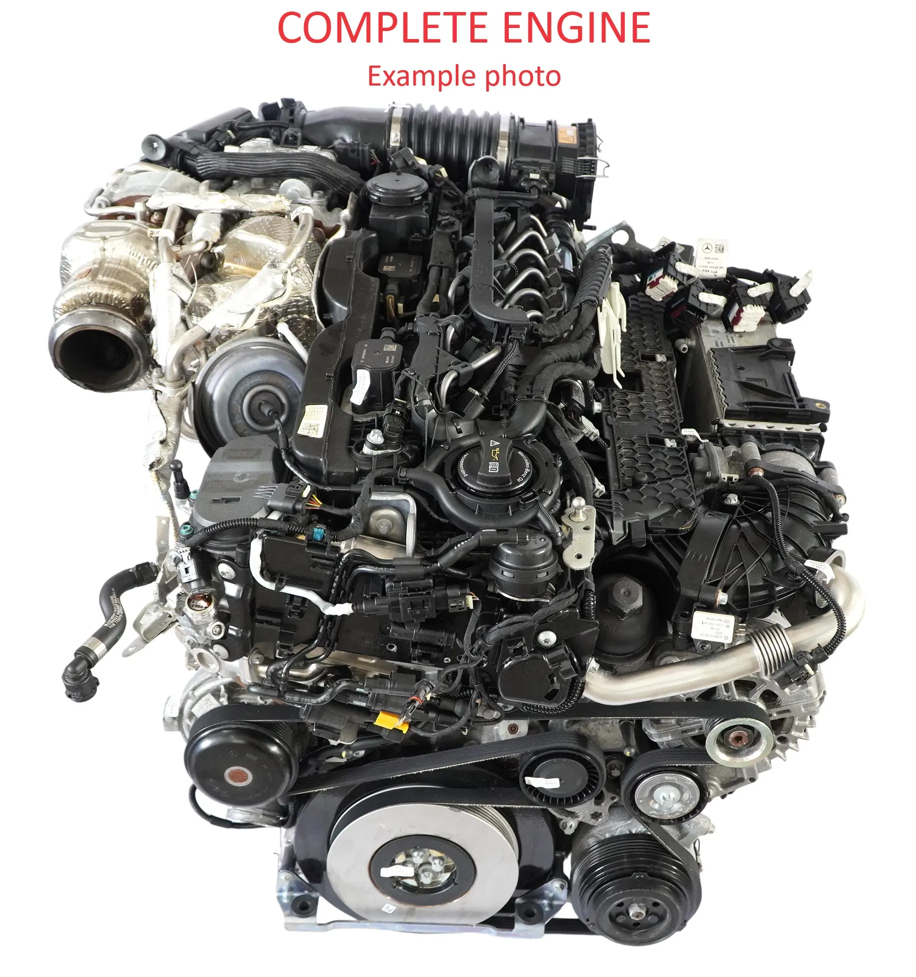 Mercedes C167 W213 C238 C257 350 400 d Motor Desnudo 656929 656.929 94k GARANTÍA