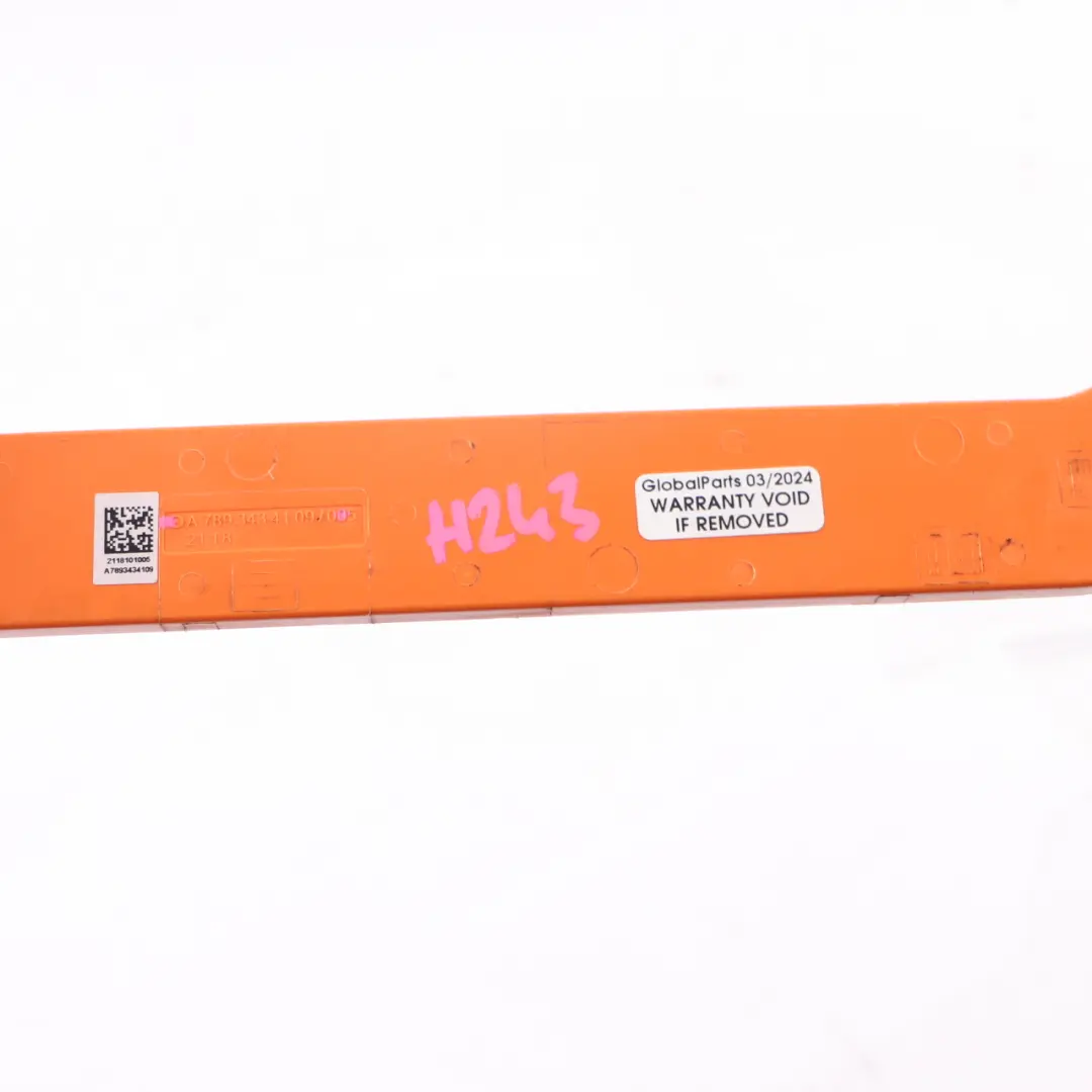 Mercedes EQA H243 Bar Reinforcement Support Strut Bracket Orange A7893434109