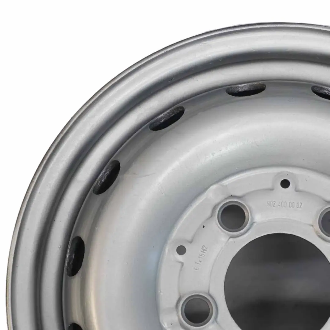 Mercedes Sprinter W901 W903 Silver Steel Rim Wheel 15" 6J ET:83 A9024000002