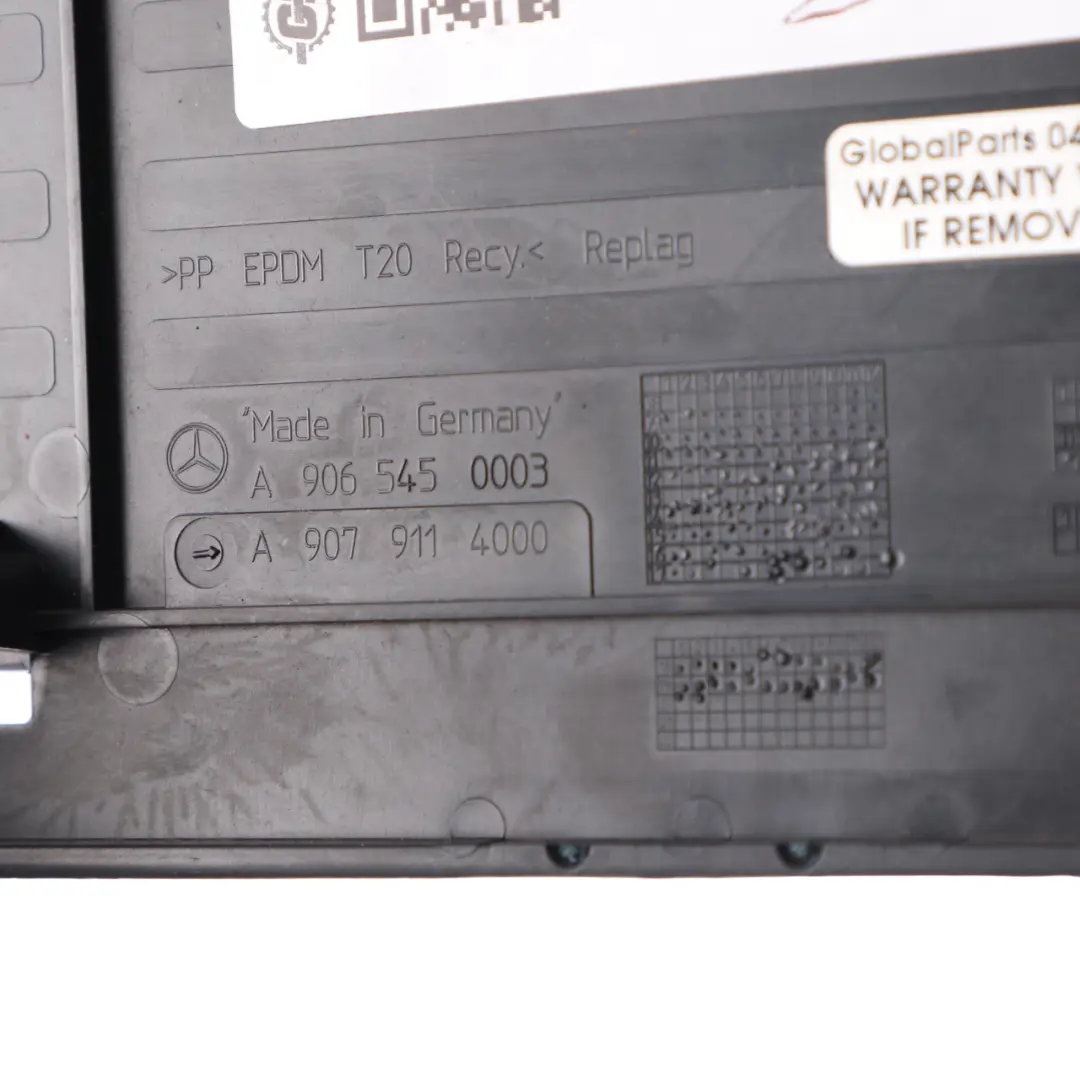 Mercedes Sprinter W906 Fuse Box Cover Trim Panel Lid Black A6395450003