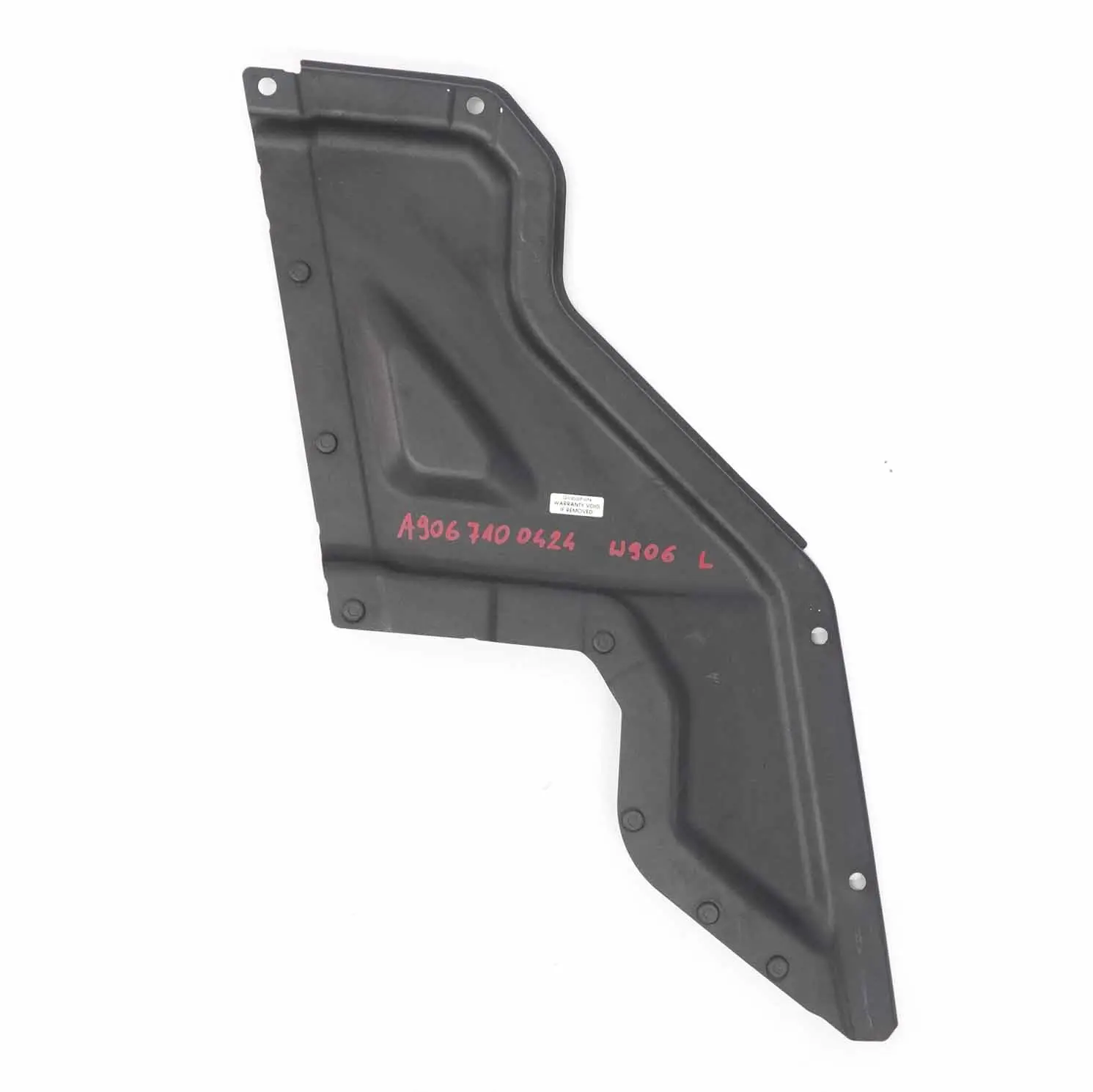 Mercedes Sprinter W906 Partition Panel Rear Left N/S Upper Cover A9067100424