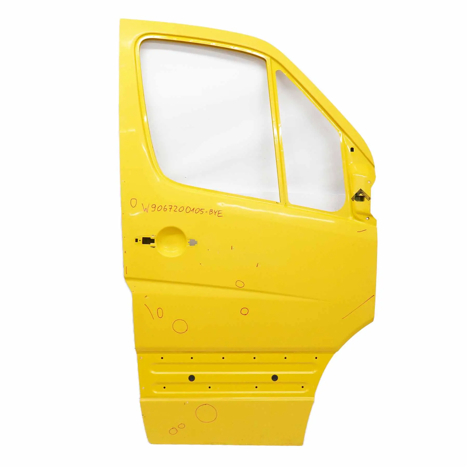 Mercedes Sprinter W906 Door Front Right O/S Covering Panel Broom Yellow DHL 1212