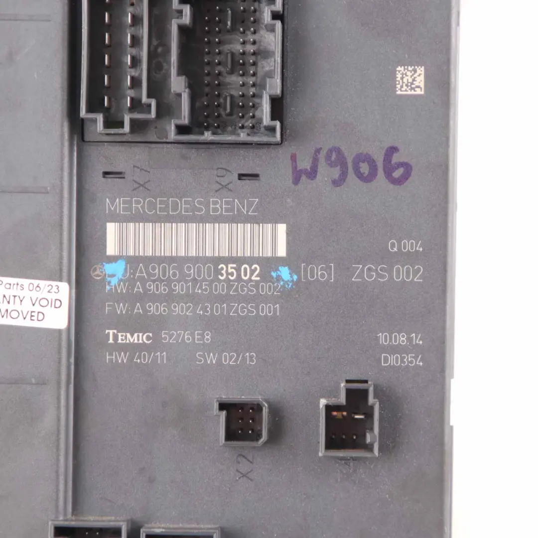 Mercedes W906 Caja de Fusibles Relé Unidad de Control Módulo SAM A9069005504