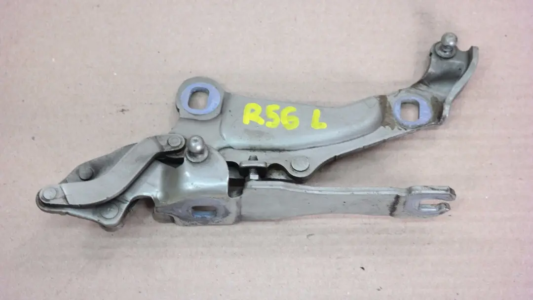 Mini R55 R56 Capo Motor Izquierdo Bisagra Capo Sparkling Silver Metallic 