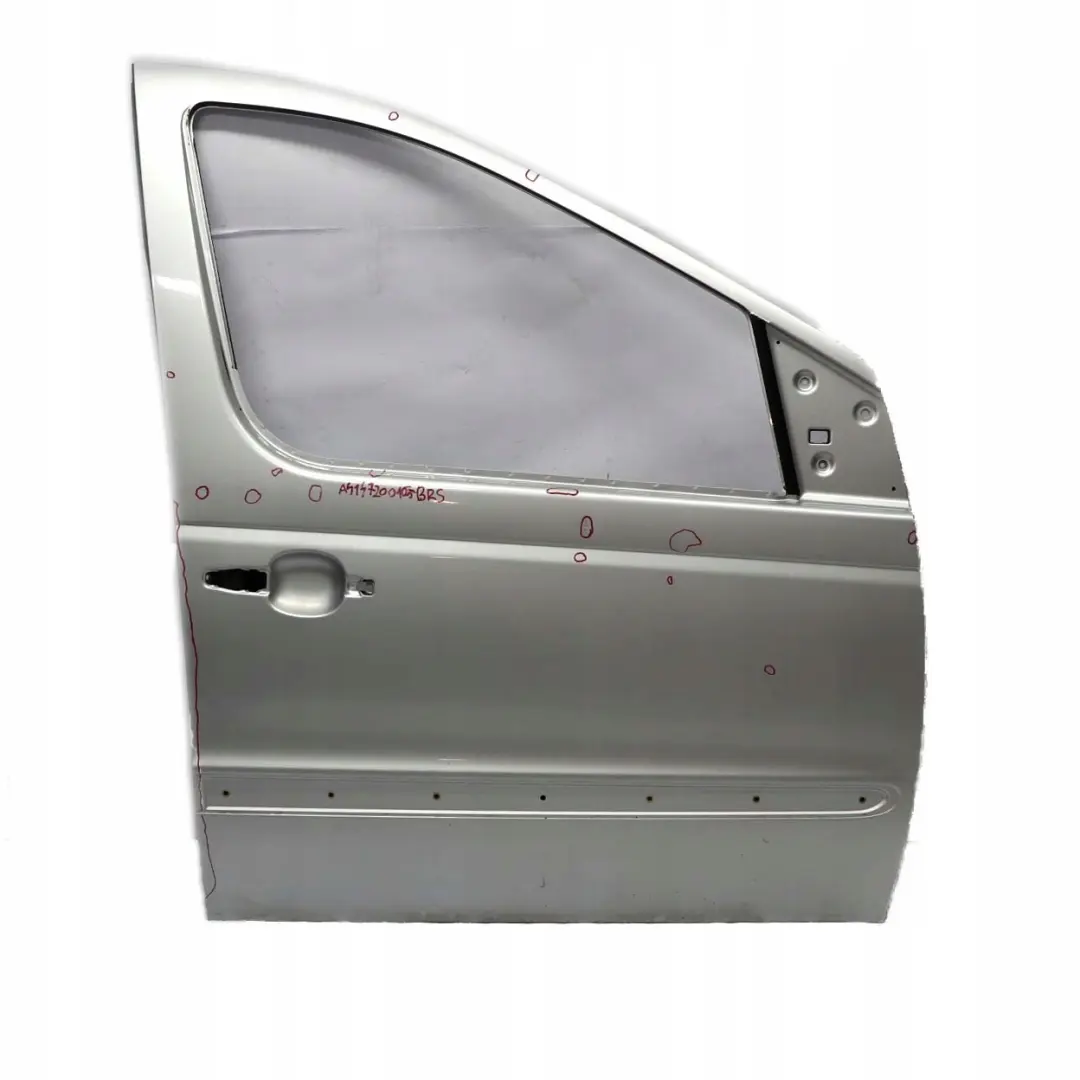 Mercedes-Benz Vaneo W414 Door Front Right O/S Brilliant Silver Metallic - 9744