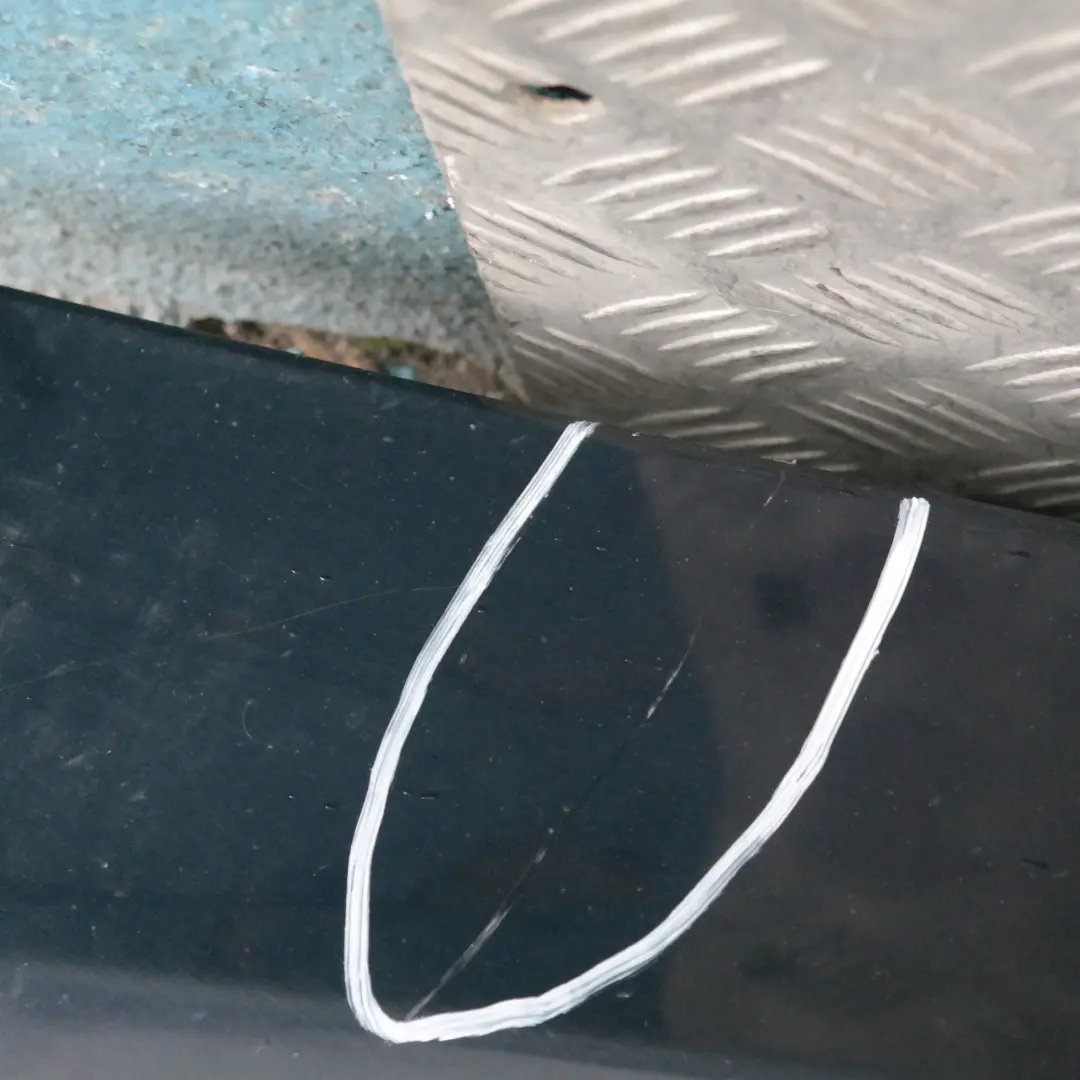 BMW 1 er 6 E87 LCI Schwellerleiste Blende Schweller links Monacoblau Blau A35