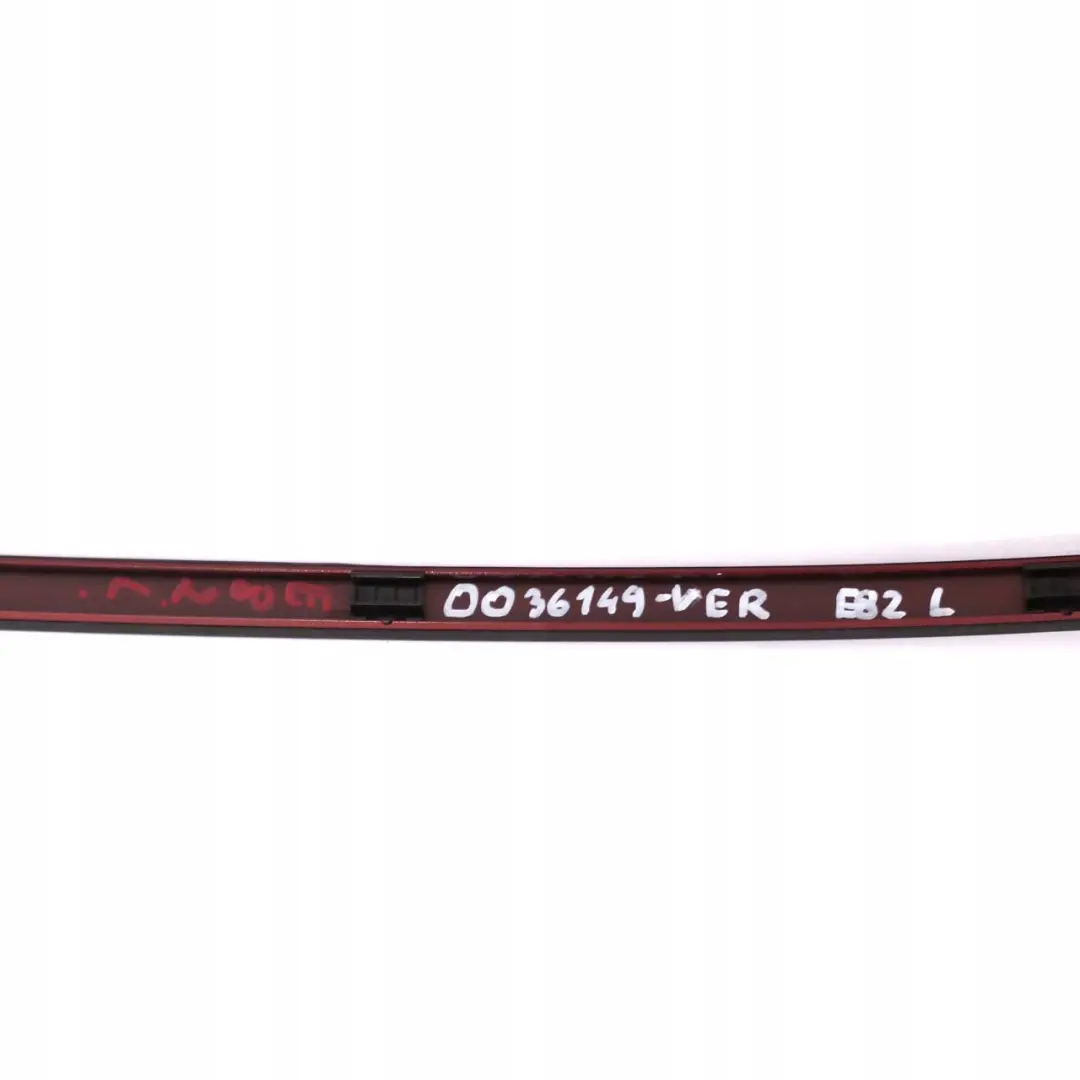 BMW 1 E82 Coupe Left N/S Roof Moulding Railing Trim Vermilionrot Red - A82