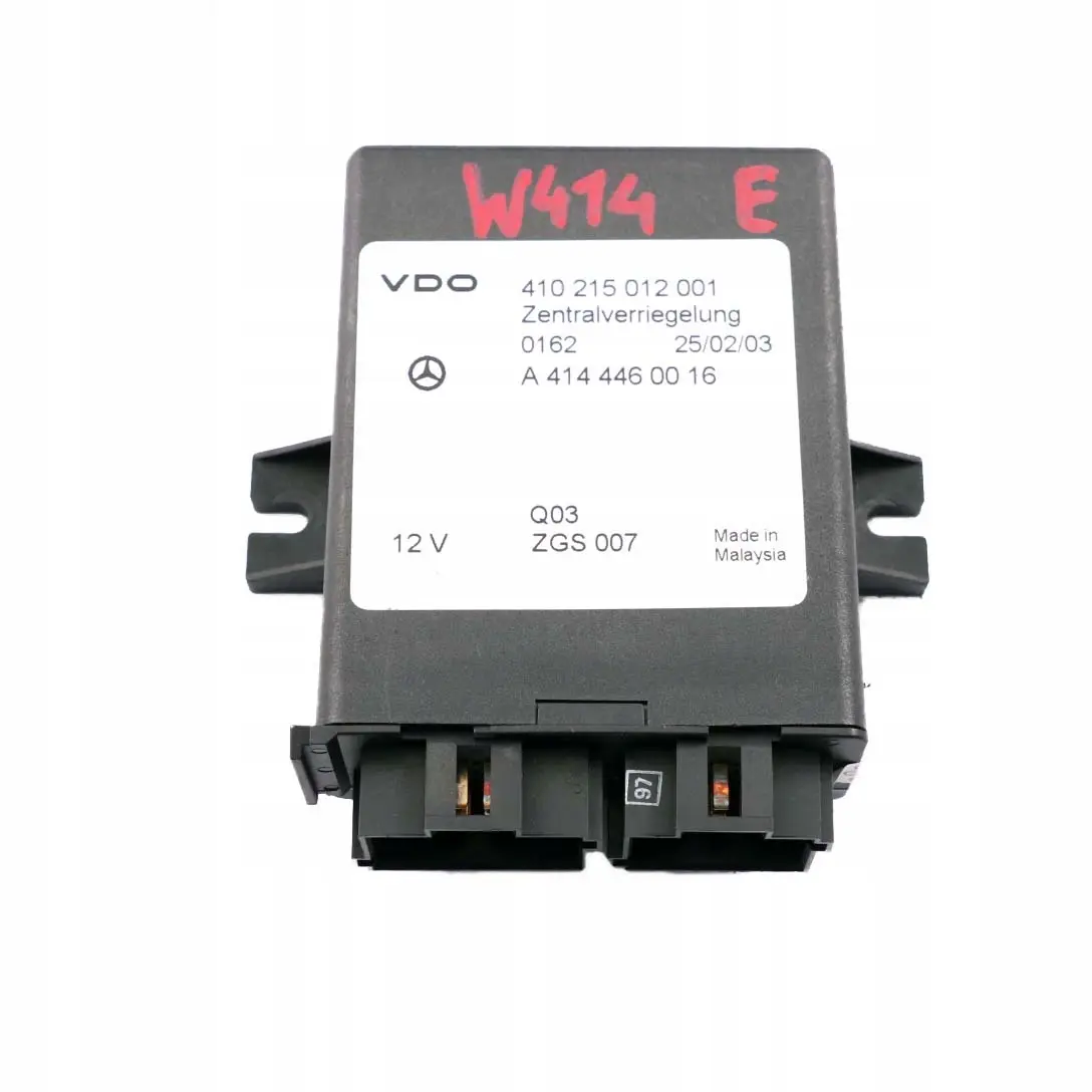 Mercedes Vaneo W414 Modulo Cierre Centralizado Unidad Control ECU A4144460016