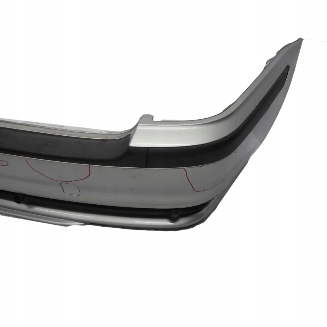 BMW 3 E46 Touring Rear Bumper Trim Panel Titansilber Titan Silver Metallic 354