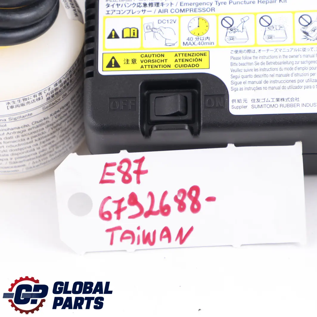 Genuine Parts Emergency Tyre Puncture Repair Kit Air Compressor Tyre Seal