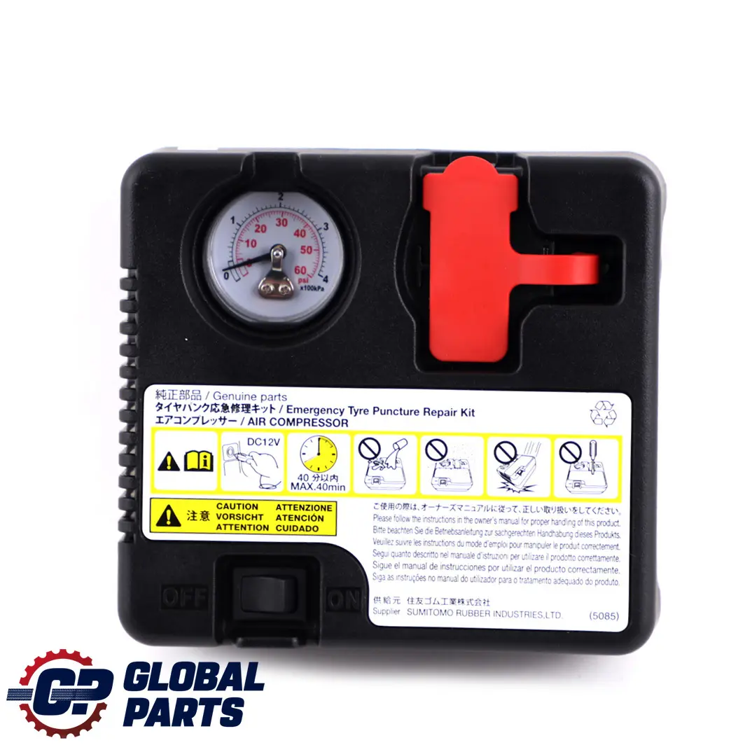 Genuine Parts Emergency Tyre Puncture Repair Kit Air Compressor Tyre Seal