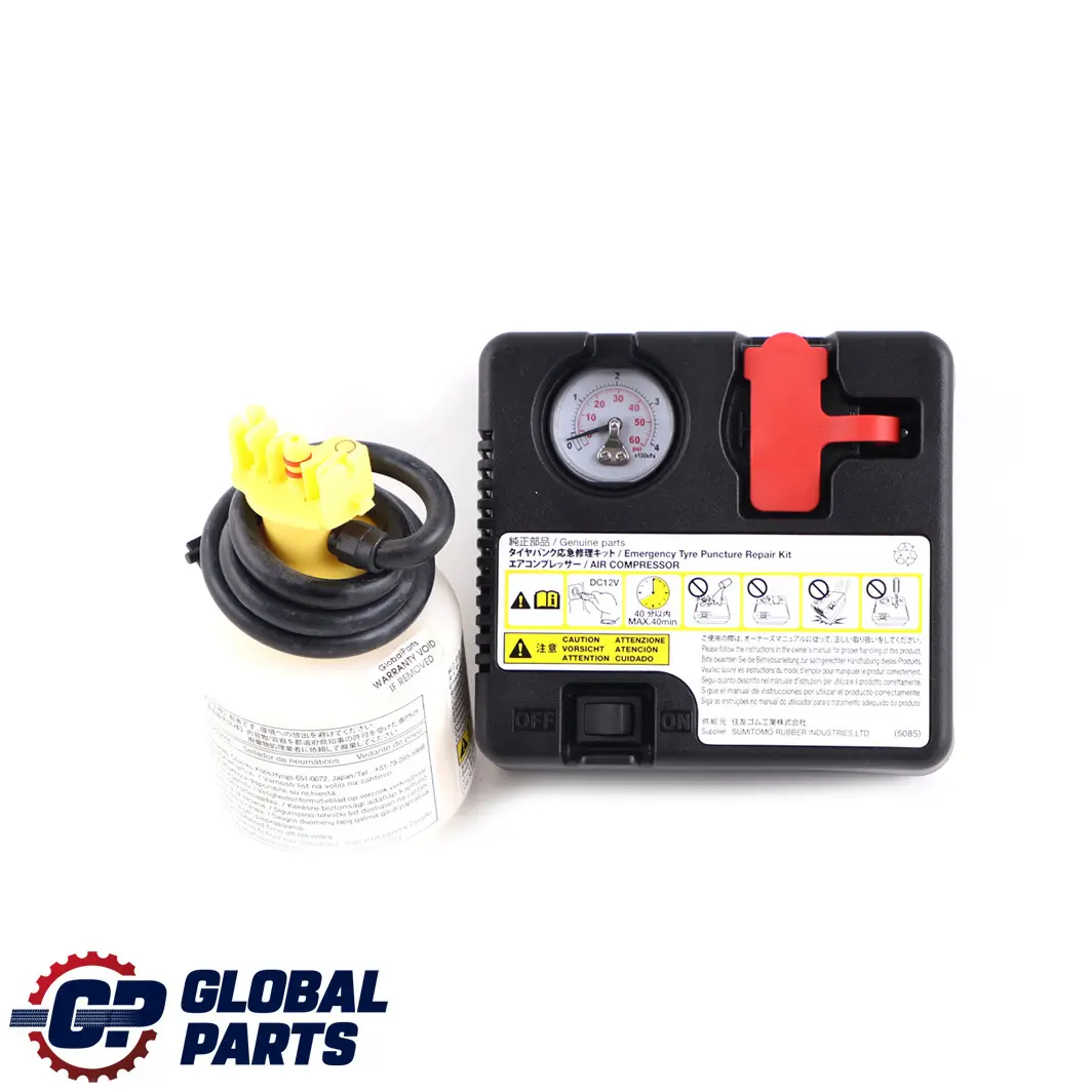 Genuine Parts Emergency Tyre Puncture Repair Kit Air Compressor Tyre Seal