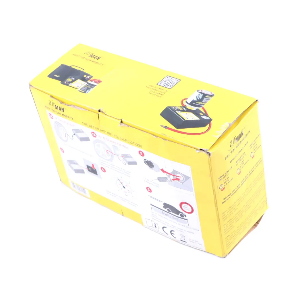 Airman Resq Emergency Tyre Puncture Repair Kit Air Compressor Tyre Sealant Set