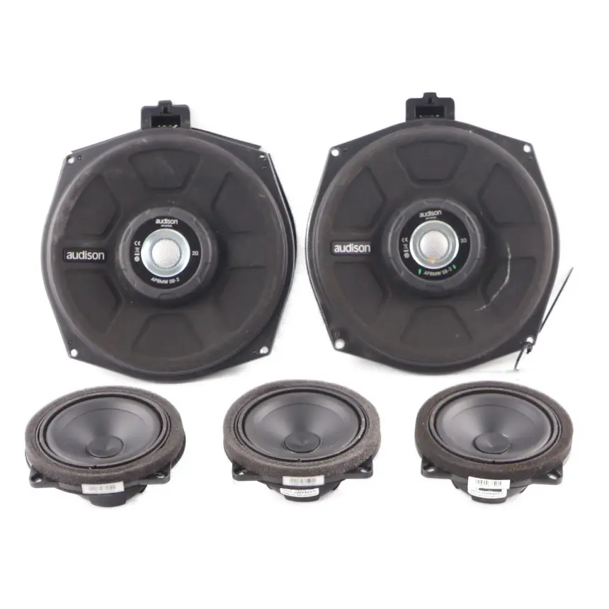 Audison Prima APBMW S8-2 Audio Speaker Door Car Stereo Subwoofer Speaker Set