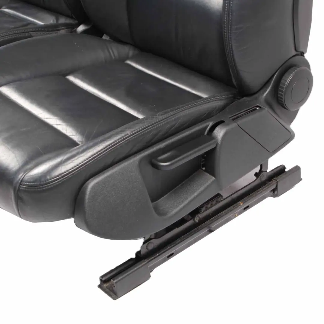 Seats Audi A4 B7 Avant Black Leather Valcona Front Rear Seat Set