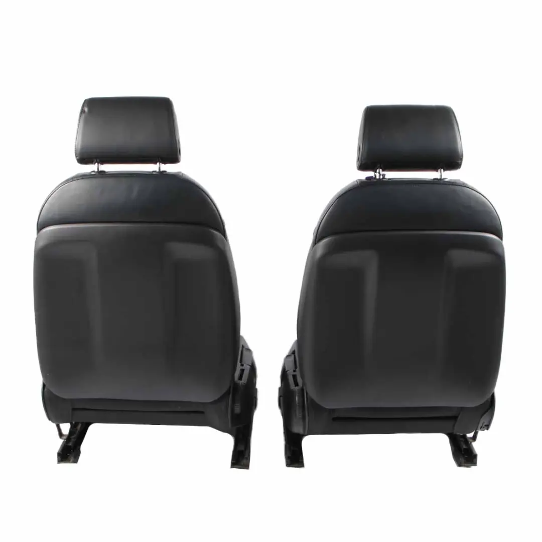 Seats Audi A4 B7 Avant Black Leather Valcona Front Rear Seat Set