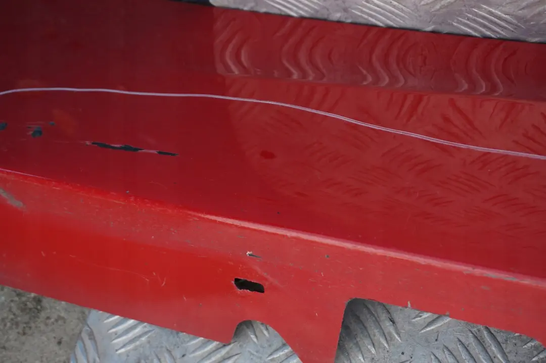 BMW E90 E91 LCI Sill Strip Faldon Lateral Derecho Karmesinrot Rojo Carmesi