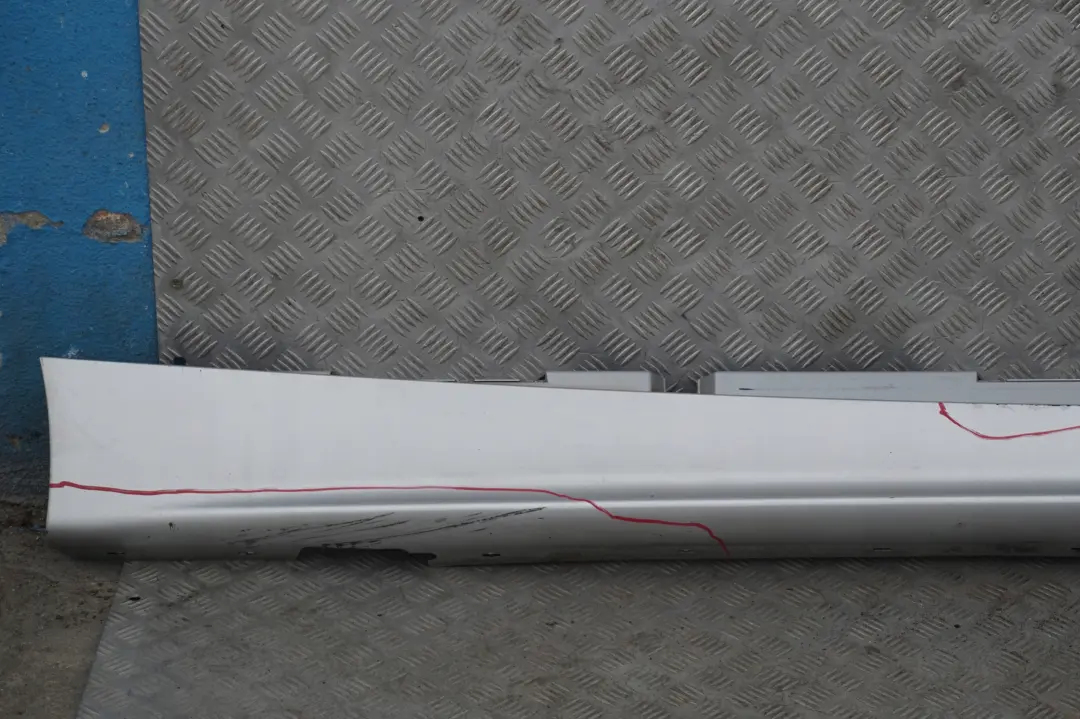 BMW 20 E87 Sill Strip Faldon Lateral Derecho Titansilber Plata Metalizado