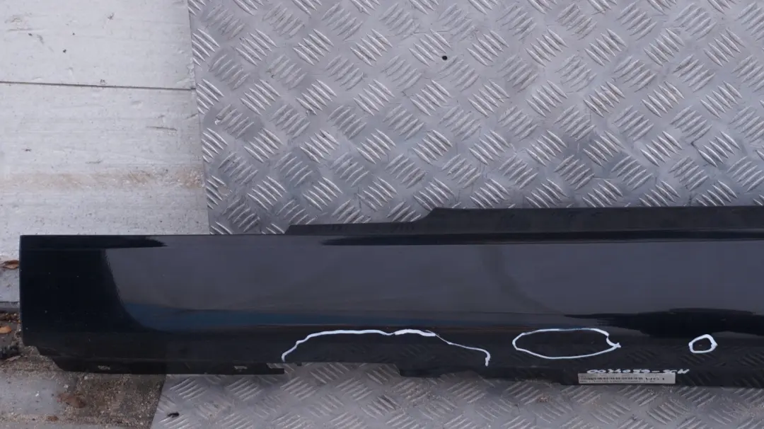 BMW 3 E92 E93 Sill Strip Faldón Lateral Izquierdo 2 Negro - 668