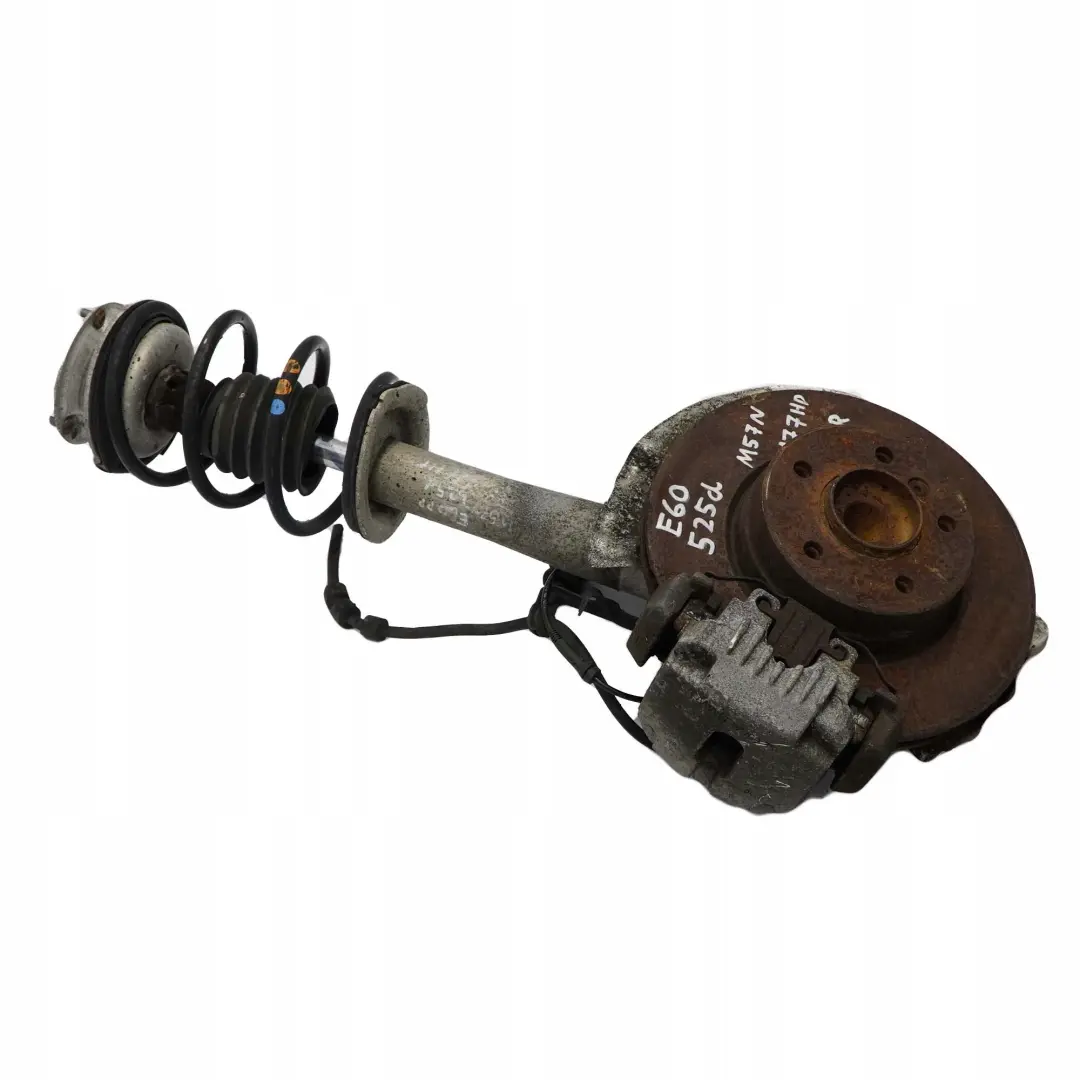 BMW E60 Berlina 525d M57N Delantero Derecho Muelle Freno Suspension Pata Buje