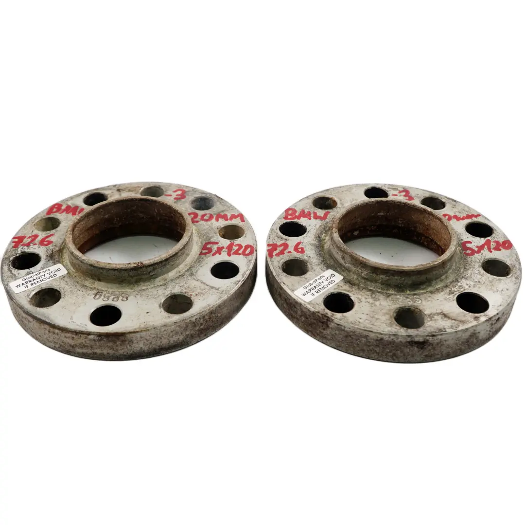 Bimecc Alloy Wheel Spacers Hubcentric Shims BMW 5x120 72.6mm 20mm Pair