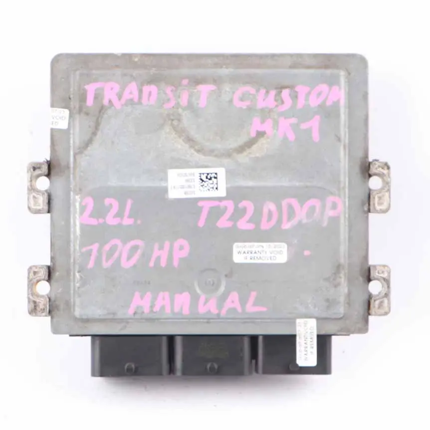 Ford Transit Custom MK1 2.2 TDCI 100HP T22DD0P Engine Unit ECU BK2112A650AC