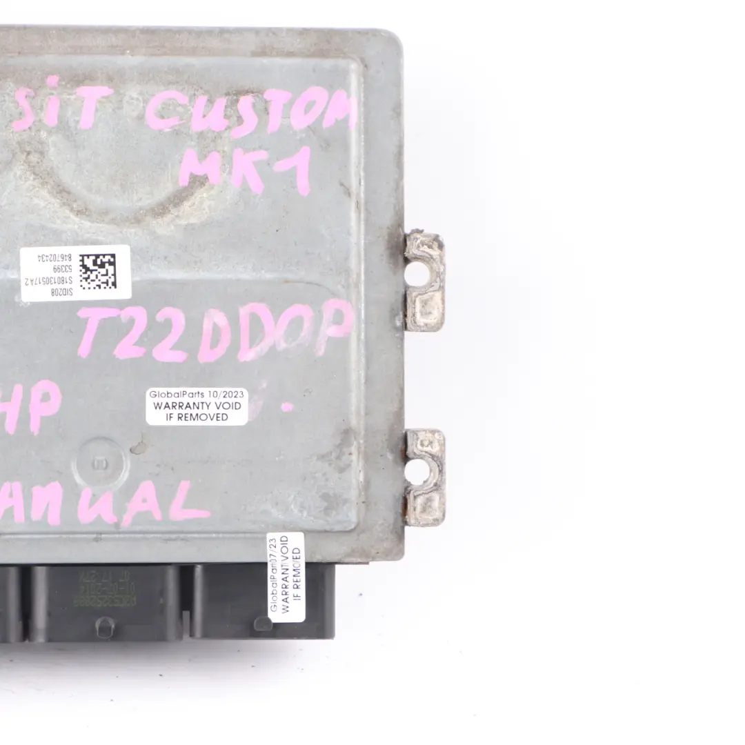 Ford Transit Custom MK1 2.2 TDCI 100HP T22DD0P Engine Unit ECU BK2112A650AC