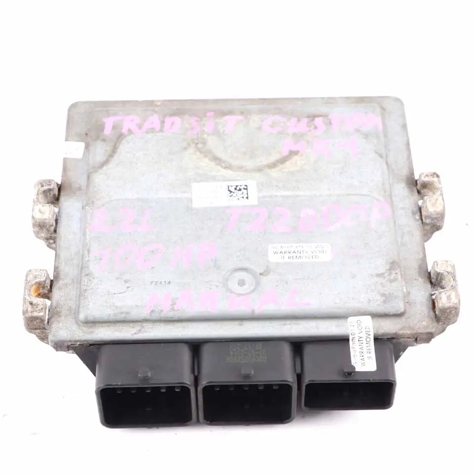 Ford Transit Custom MK1 2.2 TDCI 100HP T22DD0P Engine Unit ECU BK2112A650AC