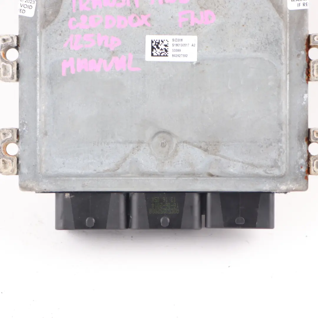 Ford Transit MK8 2.2 TDCI 125HP Engine Control Unit ECU Module BK21-12A650-AC